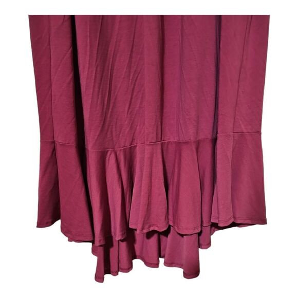 LULAROE Maurine Ruffle Hem Dress Bell Sleeves, Size 3XL - Picture 6 of 11